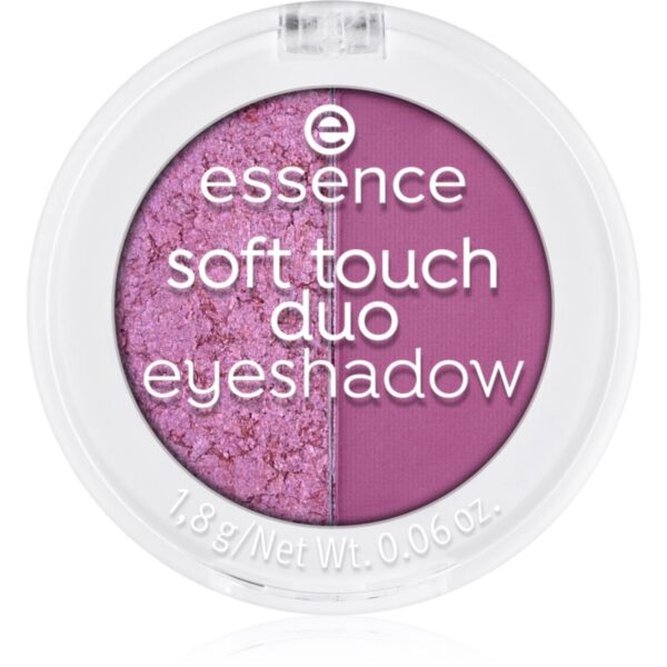 essence Soft Touch Duo fard ochi culoare 02 Berry Crush 1 g-Țena