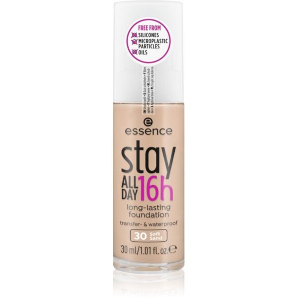 essence Stay ALL DAY 16h machiaj rezistent la apa culoare 30 Soft Sand 30 ml-ro
