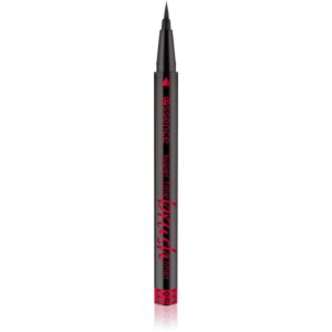 essence Super Fine Brush Liner eyeliner în fix culoare Black 0