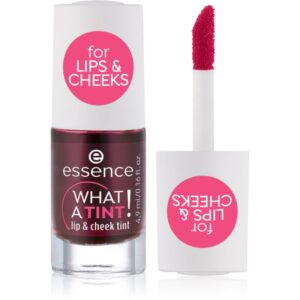 essence WHAT A TINT! blush lichid și luciu de buze culoare 01 Kiss From A Rose 4.9 ml-ro