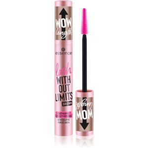 essence WITHOUT LIMITS BROWN Mascara pentru volum si lungire culoare 02 Brown 13 ml-ro
