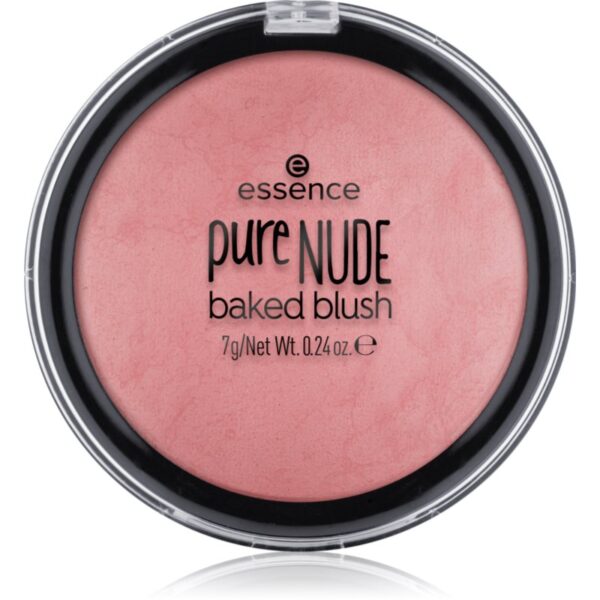 essence pure NUDE baked fard de obraz sub forma de pudra culoare 07 Cool Coral 7 g-ro