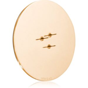 ester & erik accessories candle plates sfeșnic pentru lumânări parfumate shiny gold 9 cm-Țena