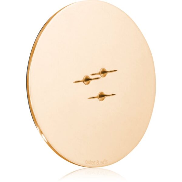 ester & erik accessories candle plates sfeșnic pentru lumânări parfumate shiny gold 9 cm-Țena