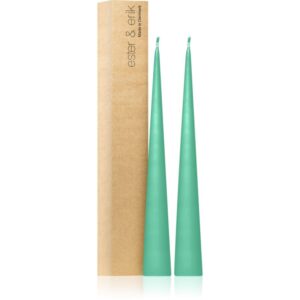 ester & erik cone candles cool mint (no. 55) lumanare 2x37 cm-ro