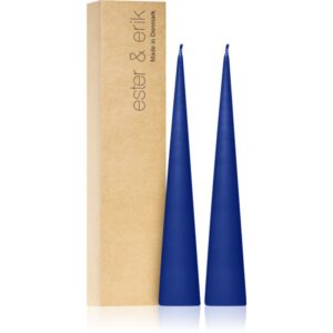 ester & erik cone candles cornflower (no. 48) lumanare 2x25 cm-ro