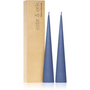 ester & erik cone candles icy lavender (no. 05) lumanare 2x25 cm-Țena