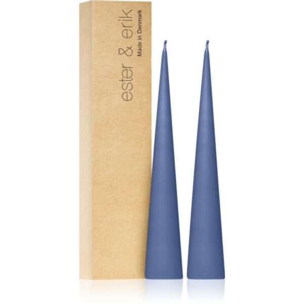 ester & erik cone candles icy lavender (no. 05) lumanare 2x25 cm-Țena