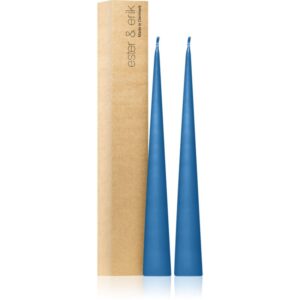 ester & erik cone candles moon blue (no. 37) lumanare 2x37 cm-ro