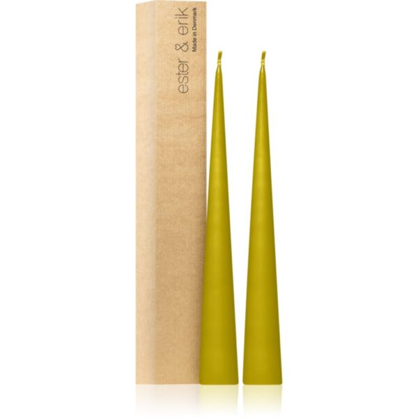 ester & erik cone candles pure wasabi (no. 68/2) lumanare 2x37 cm-ro