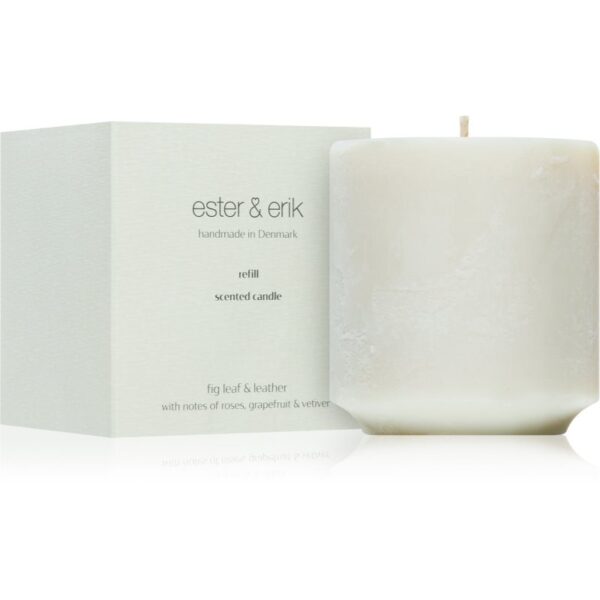 ester & erik fig leaf & leather lumânare parfumată rezervă 220 g-ro