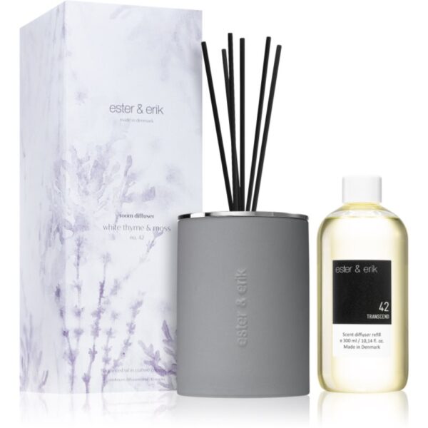 ester & erik room diffuser white thyme & moss (no. 42) aroma difuzor cu rezervã 300 ml-ro