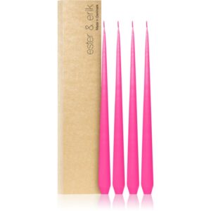 ester & erik taper candle clear pink (no. 41) lumanare 4x32 g-ro