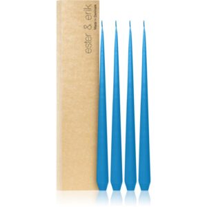 ester & erik taper candle moon blue (no. 37) lumanare 4x32 cm-ro