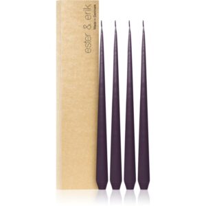 ester & erik taper candle muted mauve (no. 42) lumanare 4x32 cm-ro