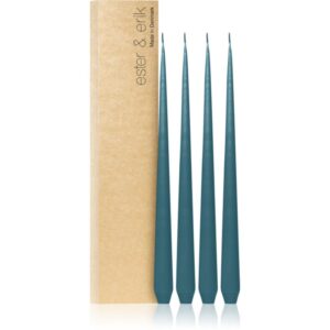 ester & erik taper candle steel blue (no. 64) lumanare 4x32 cm-ro