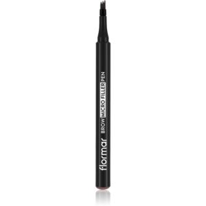 flormar Brow Micro Filler Pen creion pentru sprancene culoare 002 Medium Brown 1.1 ml-ro