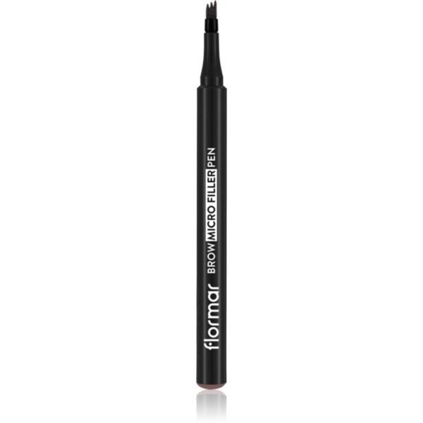flormar Brow Micro Filler Pen creion pentru sprancene culoare 002 Medium Brown 1.1 ml-ro