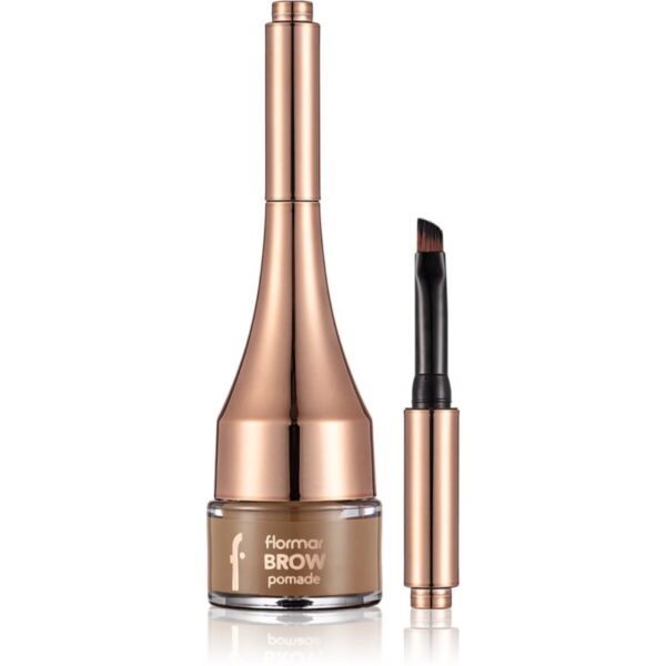 flormar Brow Pomade pomadă pentru sprâncene cu pensula culoare 01 Beige 2