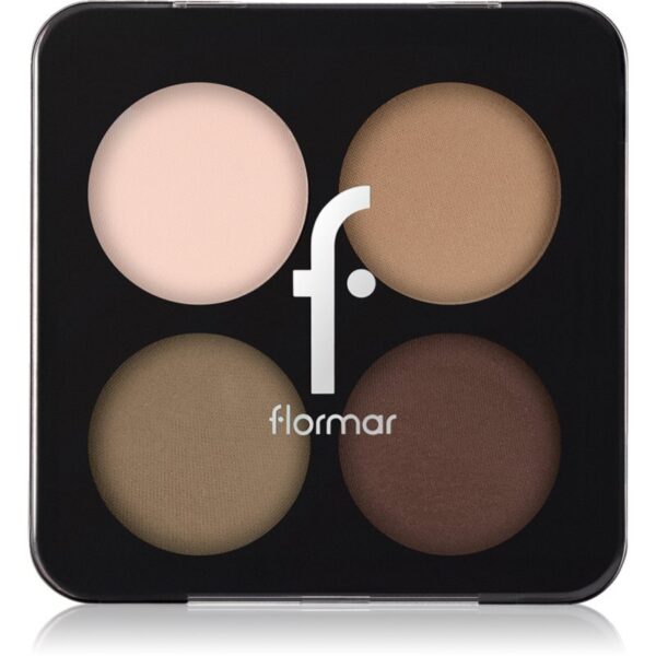 flormar Color Eyeshadow Palette paletă cu farduri de ochi culoare 004 Swiss Chocolate 6 g-ro