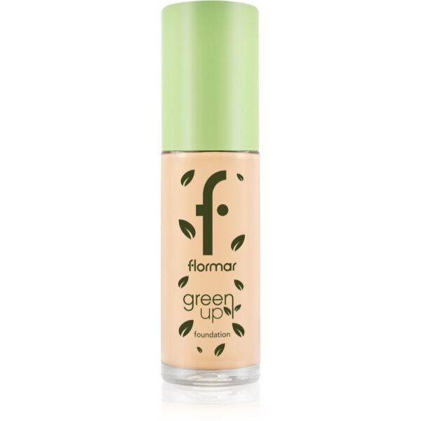 flormar Green Up Foundation machiaj cu efect matifiant culoare 020 Soft Ivory 30 ml-ro