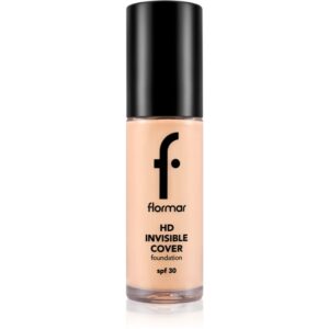 flormar HD Invisible Cover Foundation Machiaj usor cu efect de luminozitate SPF 30 culoare 040 Light Ivory 30 ml-ro