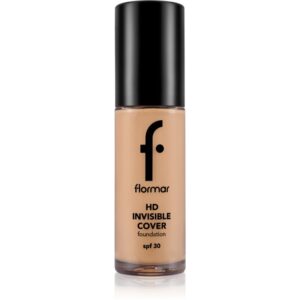 flormar HD Invisible Cover Foundation Machiaj usor cu efect de luminozitate SPF 30 culoare 090 Golden Natural 30 ml-ro