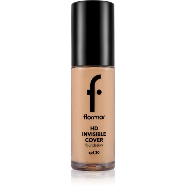 flormar HD Invisible Cover Foundation Machiaj usor cu efect de luminozitate SPF 30 culoare 090 Golden Natural 30 ml-ro