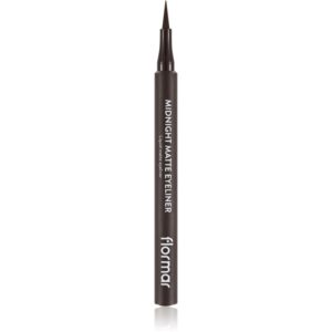flormar Midnight Matte Eyeliner eyeliner în fix cu efect matifiant culoare 02 Brown 1 ml-Țena