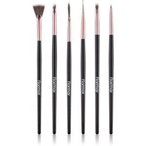 flormar Nail Art Brush Set set perii machiaj pentru unghii 6 buc-Țena