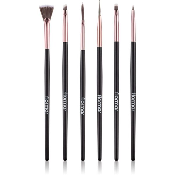 flormar Nail Art Brush Set set perii machiaj pentru unghii 6 buc-Țena