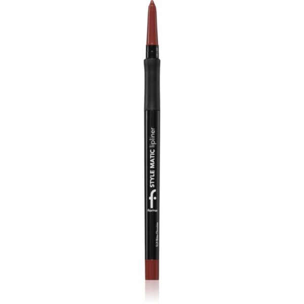 flormar Style Matic Lipliner dermatograf mat de buze rezistent la apa culoare 21 Bitter Chocolate 0.35 g-Țena