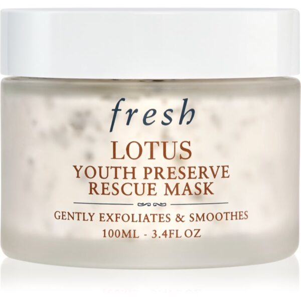 fresh Lotus Youth Preserve Rescue Mask masca pentru exfoliere anti-îmbătrânire 100 ml-ro