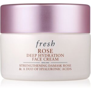 fresh Rose Deep Hydration Face Cream crema de fata hidratanta cu acid hialuronic 15 ml-Țena