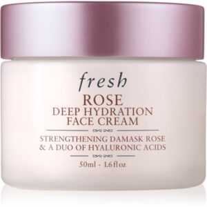 fresh Rose Deep Hydration Face Cream crema de fata hidratanta cu acid hialuronic 50 ml-Țena