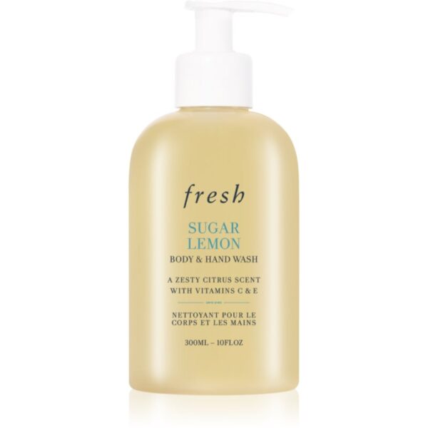 fresh Sugar Lemon Body & Hand Wash gel de duș 300 ml-ro