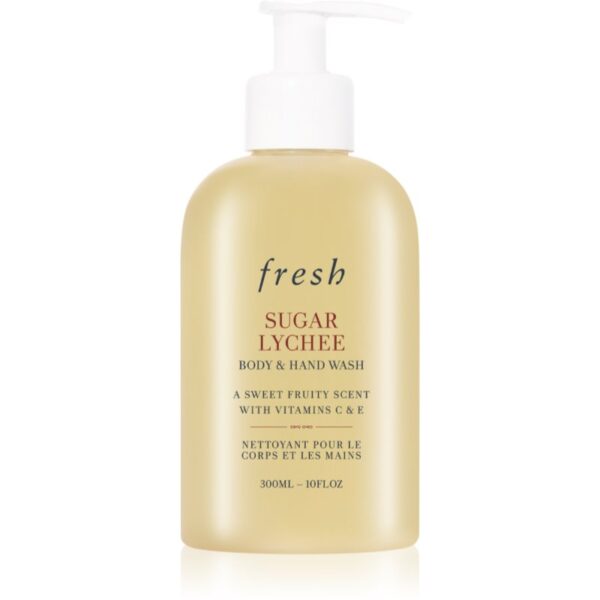 fresh Sugar Lychee Body & Hand Wash gel de duș 300 ml-Țena