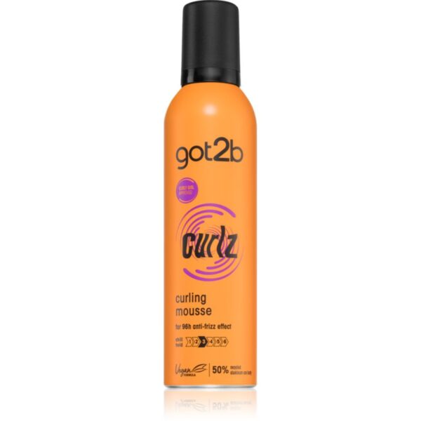 got2b Curlz spumă de păr pentru definirea buclelor 250 m-ro