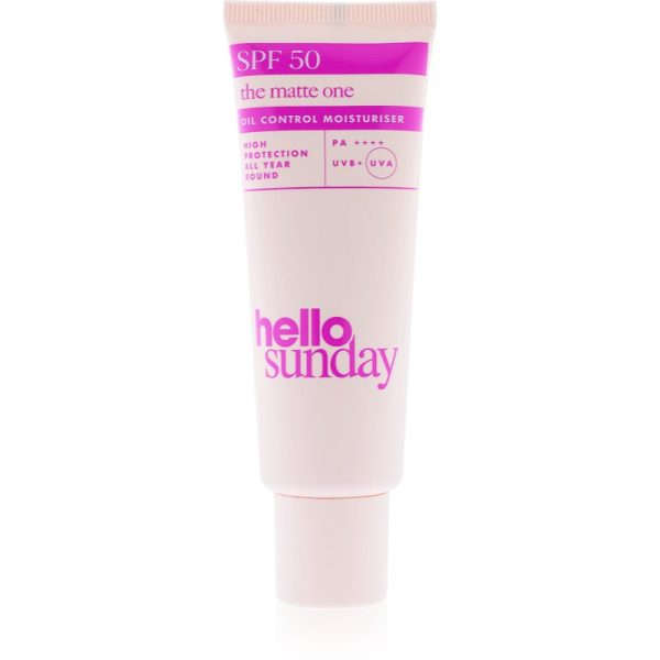hello sunday the matte one fond de ten lichid cu efect matifiant pentru ten gras si problematic SPF 50 50 ml-ro