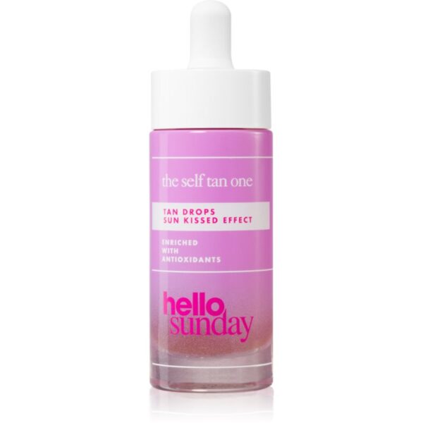 hello sunday the self tan one ser autobronzant pentru fata 30 ml-ro