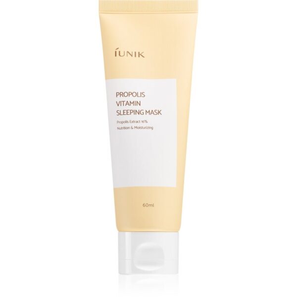 iUnik Propolis Vitamin mască de noapte pentru reînnoirea pielii cu complex de multivitamine 60 ml-ro
