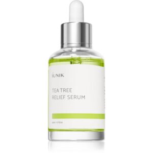 iUnik Tea Tree ser facial calmant pentru piele sensibila predispusa la acnee 50 ml-ro
