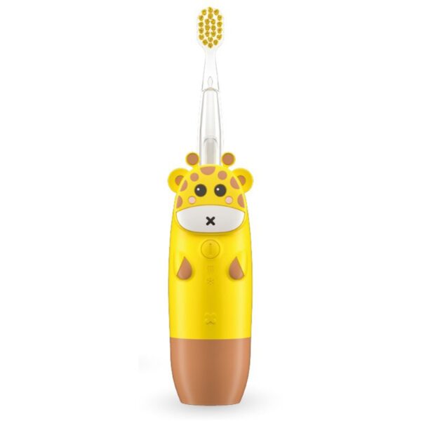 innoGIO GIOGiraffe Sonic Toothbrush periuta de dinti cu ultrasunete pentru copii Yellow 1 buc-ro
