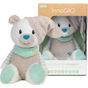 innoGIO GIOfriends Interactive Plush Toy jucărie de adormit cu melodie Angelo 1 buc-Țena