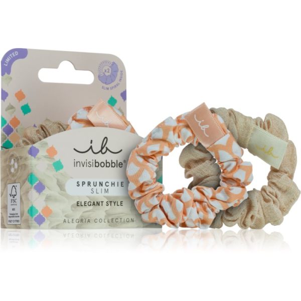 invisibobble Alegria Sprunchie Slim Elastice pentru par 2x1 buc-Țena