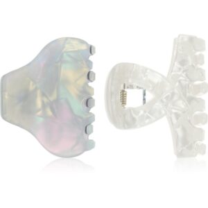 invisibobble Clipstar Pearly Frost clama de par mărimea M 2 buc-Țena