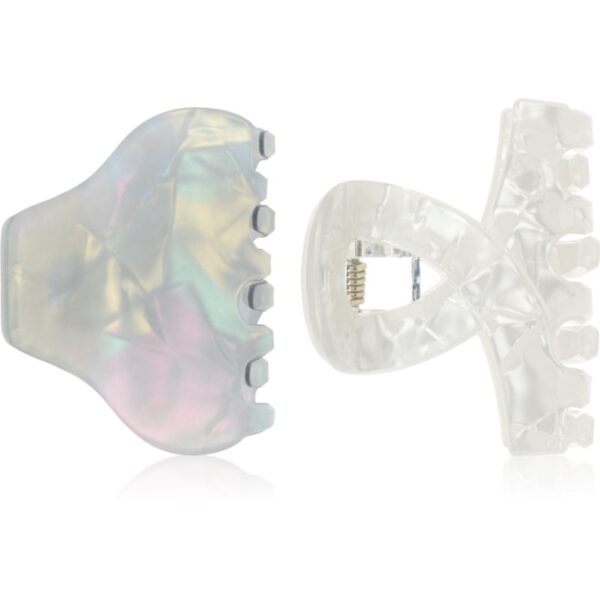 invisibobble Clipstar Pearly Frost clama de par mărimea M 2 buc-Țena