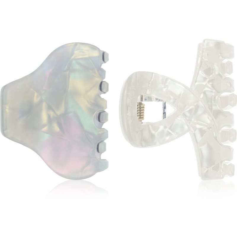 invisibobble Clipstar Pearly Frost clama de par mărimea M 2 buc-Țena