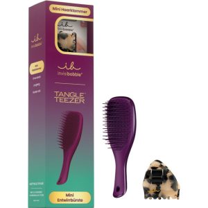 invisibobble x Tangle Teezer Midnight Glamour Set set cadou pentru păr-Țena
