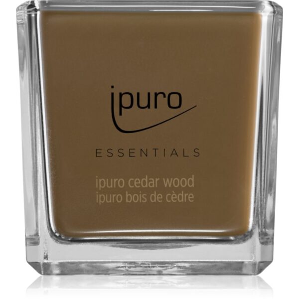 ipuro Essentials Cedar Wood lumânare parfumată 125 g-ro